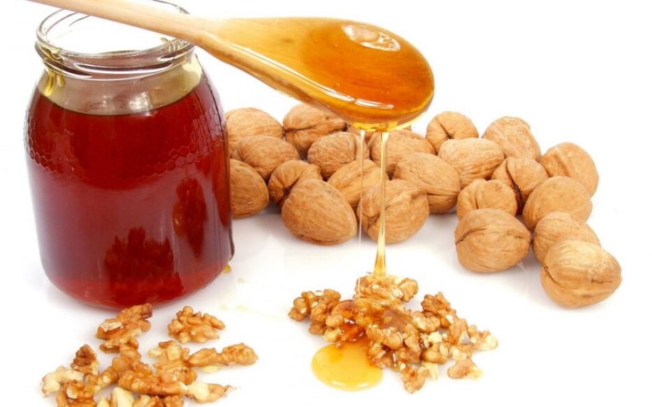 Honey and nuts for breast enhancement