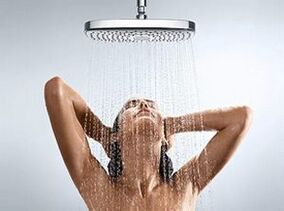 With the help of the shower, you can perform a massage to increase the bust
